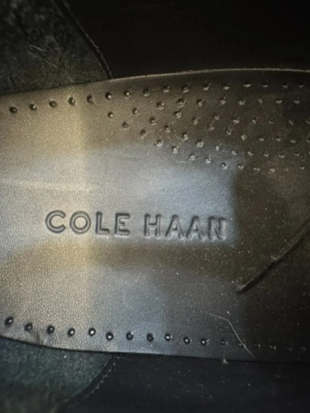 NEW Cole Hahn Men's Black Cap Toe Modern Oxford waterproof sz 9M